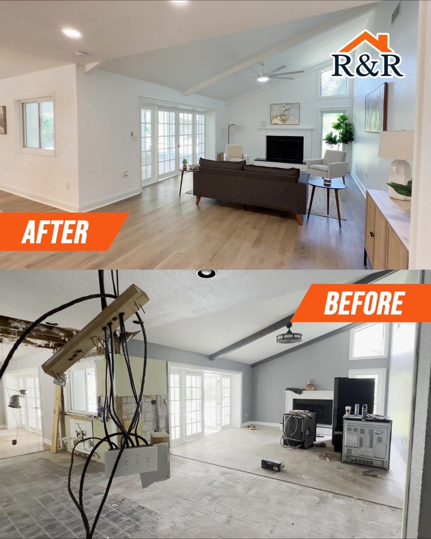 Before and after: a living room renovation